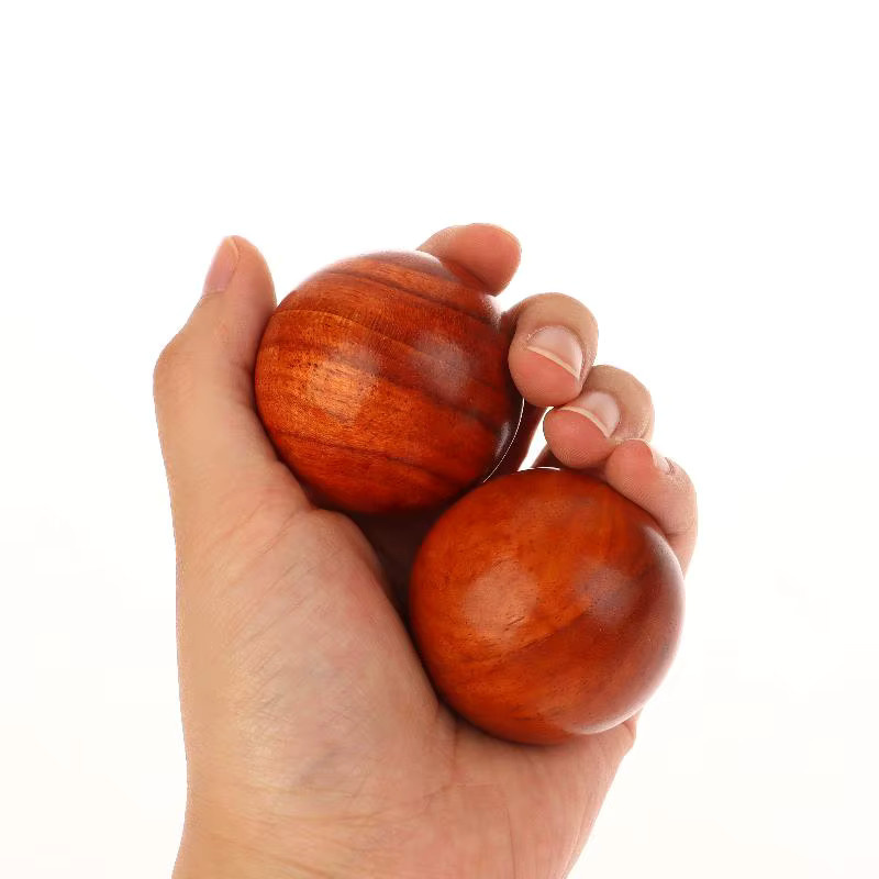 KuZHEN Baoding-Bälle, 2-teiliger Stressball, Palisander - Bild 4