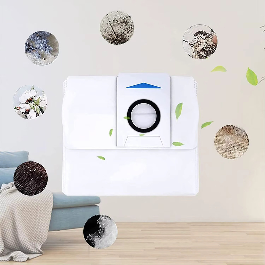 Ecovacs Staubbeutel Ersatzteile für Deebot X1 OMNI, T10 OMNI und T20 OMNI in Weiß - Bild 2