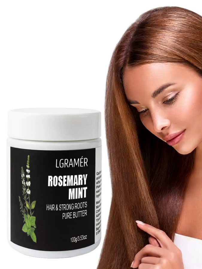 LGRAMER Rosemary Mint Hair & Strong Roots Behandlung, Lockiges Haar - Bild 6