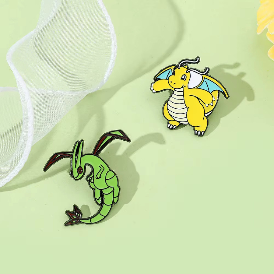 Bandai Brosche Rayquaza-Elf Emaille-Pin, Unisex - Bild 2