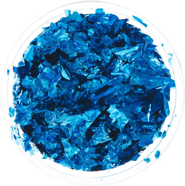 Rico Design Blattmetall für Resin in Holografisch Cyan und Multicolour - Bild 1