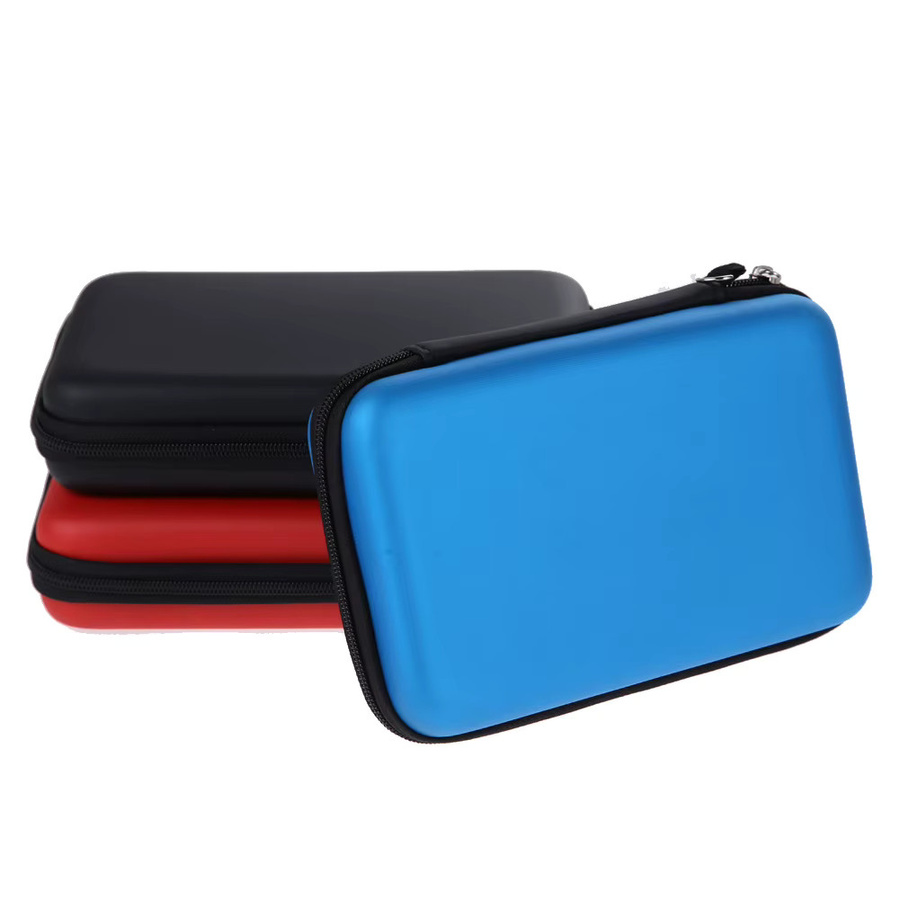 Eva Reise-Aufbewahrungstasche in Blau für Nintendo 3DS XL und New 3DS XL sowie Powerbanks und Festplatten - Bild 3