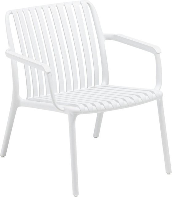 Kettler Loungesessel Lago aus Kunststoff in Weiß, 4er Set, B/T/H: 68 x 75 x 75 cm - Bild 1