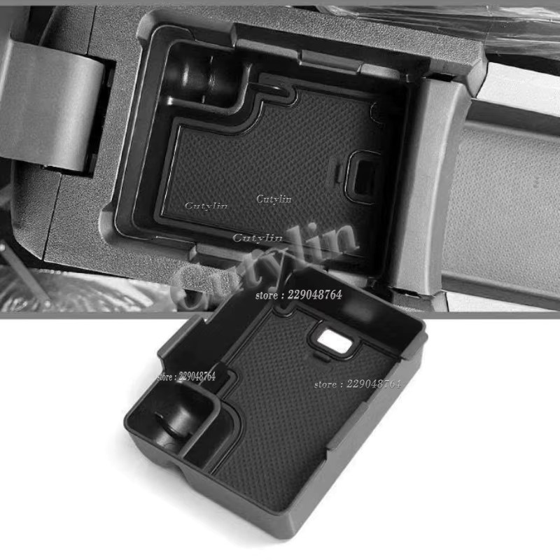 ABSCenter Mittelkonsole Armlehnen-Organizer für MG3 Hybrid 2024 2025 mit Ablagefach und Getränkehalter in Schwarz - Bild 2