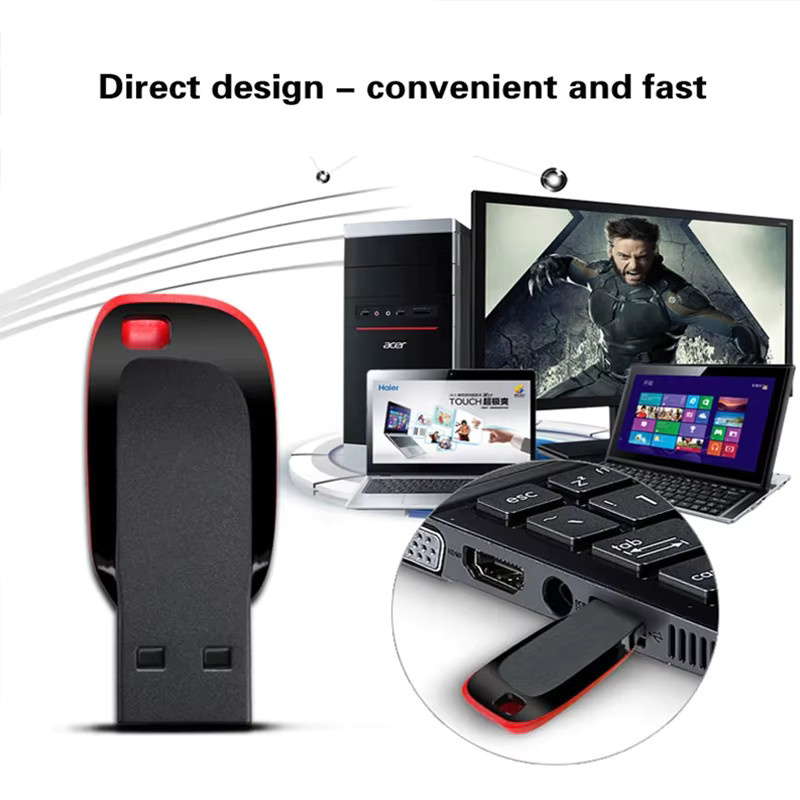 JASTER USB 2.0 Flash-Laufwerk wasserdicht, Schwarz - Bild 5