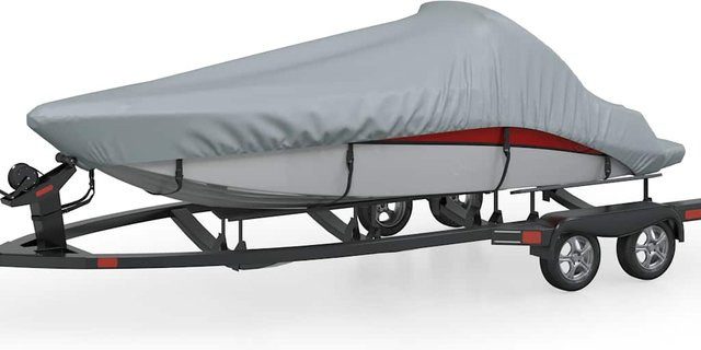 Bootsplane von VD Home Furnishing aus Polyester in Grau, Länge: 610-671 cm, Breite: 254 cm - Bild 1