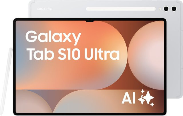 Samsung Galaxy Tab S10 Ultra WiFi Tablet silber, 14,6 Zoll Display, 256 GB Speicher, 12 GB RAM, Android - Bild 1
