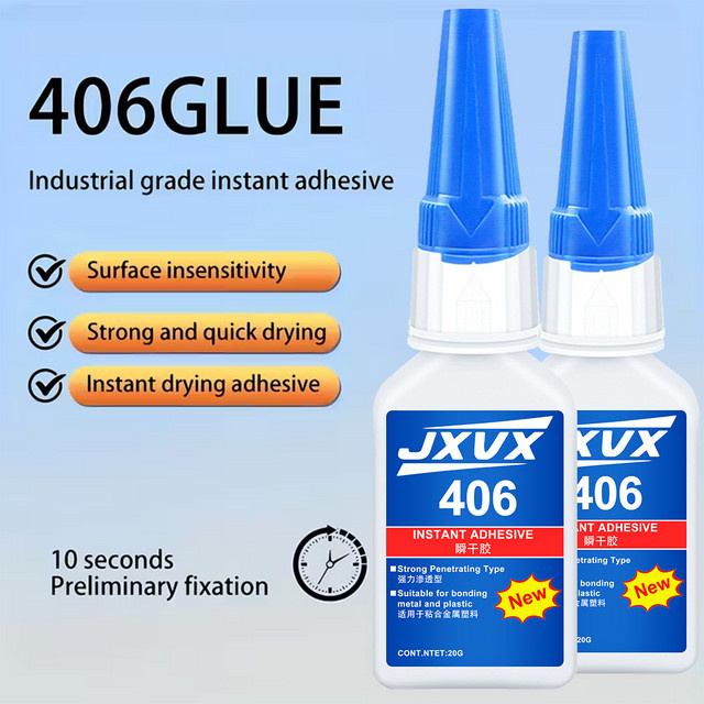 JXVX Multifunktions-Hydroacrylat-Klebstoff transparent für die Reparatur von PVC und Gummi - Bild 1