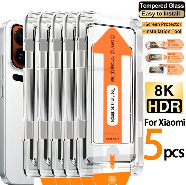 Xiaomi Ultra HD Panzerglas Displayschutzfolie in Transparent für Mi 15T 17T 14T 14 13T 12T 11T 13 Pro 10T 11 Lite mit vollflächigem Schutz - Bild 1