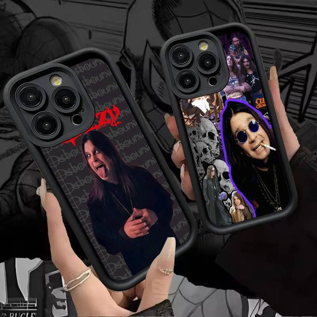 Potdemiel Handyhülle Rock Ozzy Osbourne für iPhone 11 bis 17 Pro Max, Silikon-Rückseite, Multicolour - Bild 1