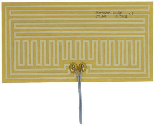 Thermo TECH Polyester Heizfolie 12V 30W Gelb B: 13,0 cm x L: 24,5 cm - Bild 1