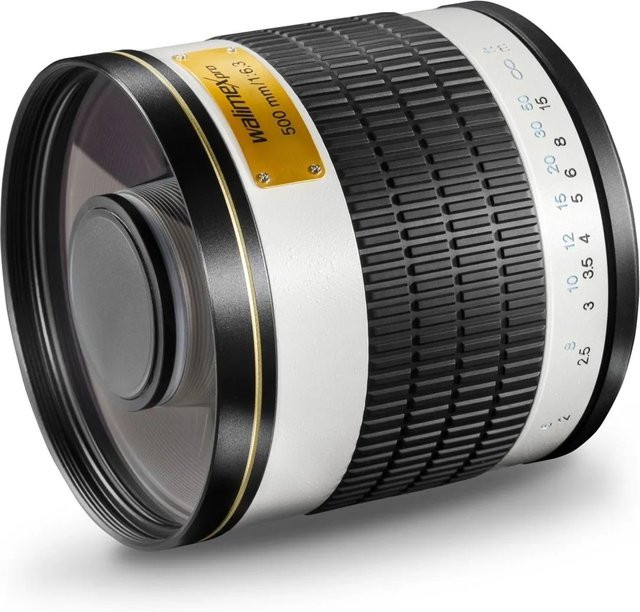 Walimex Pro 500mm f/6.3 Kameraobjektiv für Pentax K DSLR, Vollformat und APS-C, Schwarz - Bild 1