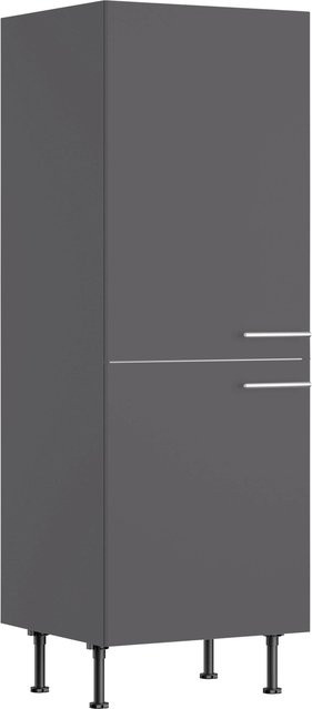 Optifit Küchen-Midischrank Ingvar420 für Kühlschränke in Anthrazit Matt, B/T/H: 60 x 58,4 x 176,6 cm - Bild 1