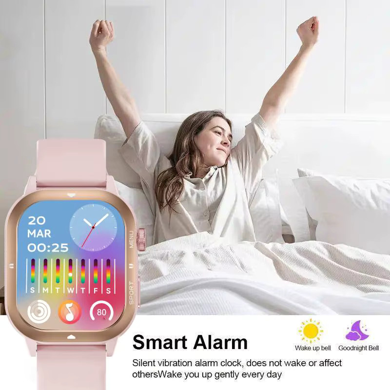 LEADOYS Smartwatch, Silikon, Damen - Bild 2