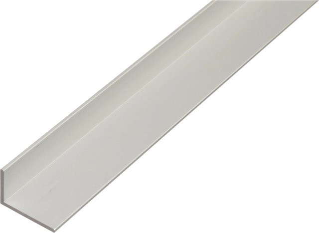GAH Alberts Winkelprofil ungleichschenklig aus Aluminium, Silber, B/H: 15 x 30 mm, Länge: 200 cm - Bild 1