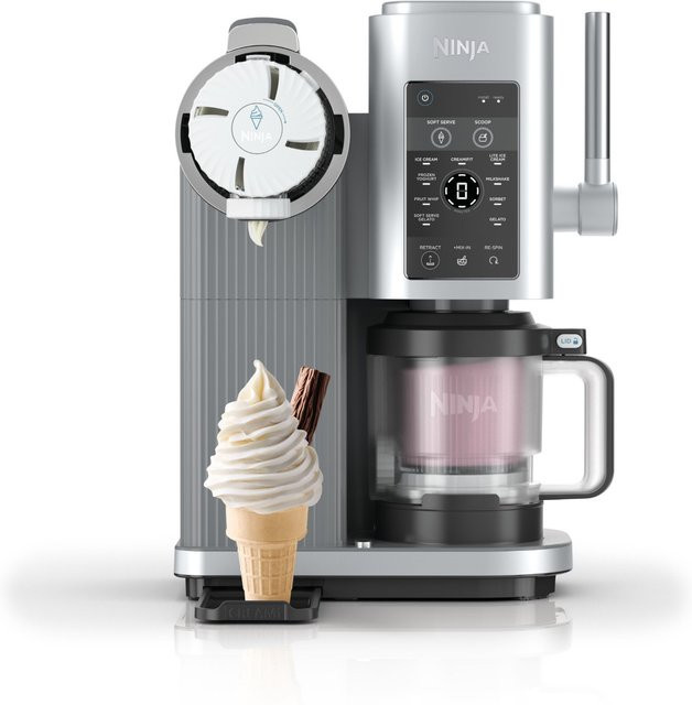 Ninja Swirl by Creami 13-in-1 Softeis- und Eismaschine NC701EU in Platin Silber - Bild 1