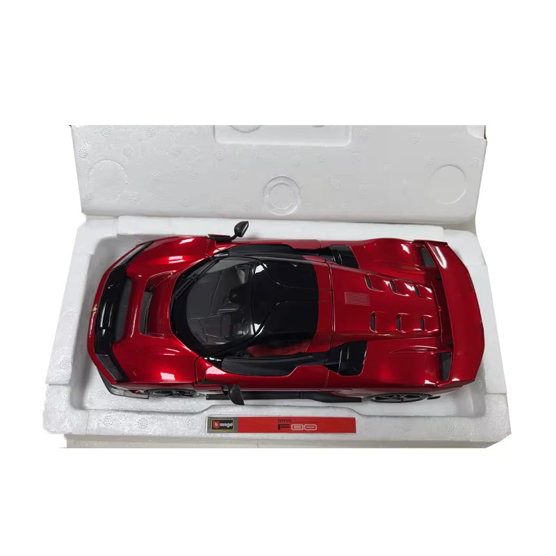 Bburago Ferrari F80 Modell, 1:18, Metall, Rot, Gelb, ab 14 Jahren - Bild 2