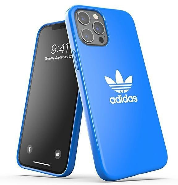 Adidas SnapCase Trefoil Handyhülle für iPhone 12 Pro Max in Blau - Bild 1