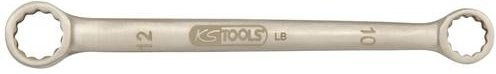 KS Tools Doppel-Ringschlüssel aus Aluminium-Bronze in Silber, Schlüsselweite 1 1/4 Zoll bis 1 3/16 Zoll - Bild 1