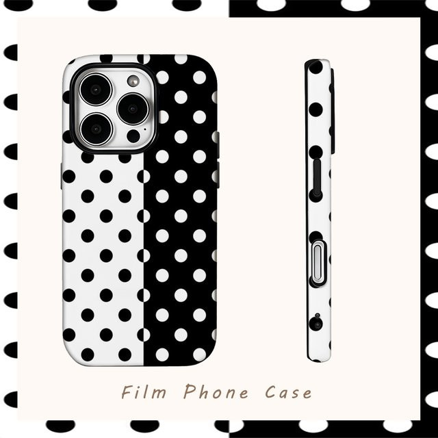 Potdemiel Handyhülle mit Doppelpunkt-Design für iPhone 11 bis iPhone 16 Pro Max Plus in Multicolour - Bild 1