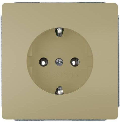 Siemens Schalterprogramm Steckdose in Gold und Beige 5UB18530MG01 - Bild 1