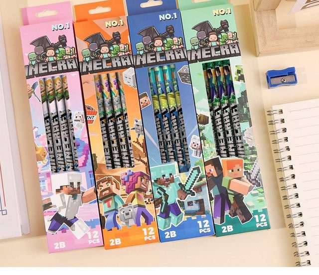 KPop Dämonenjäger Anime 2B Holzbuntstifte Set, 12 Stück, Mehrfarbig - Bild 1