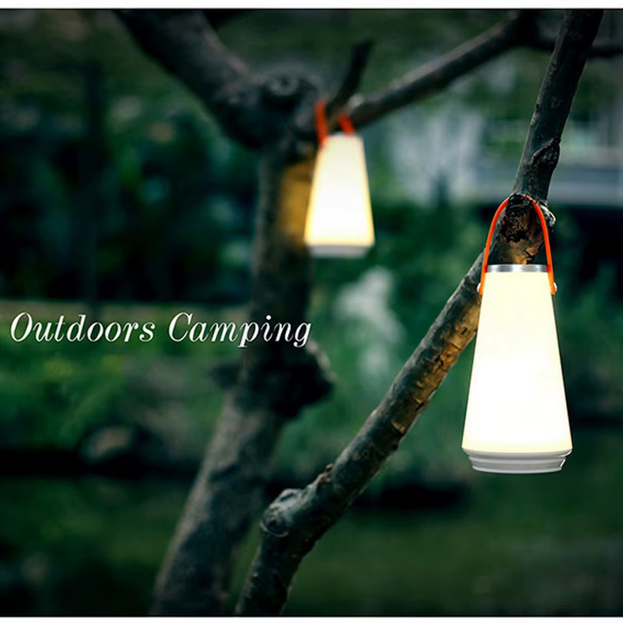 JOYINLED Tragbare LED-Campinglaterne in Weiß, USB-aufladbar mit Haken für Notfälle und Camping - Bild 6