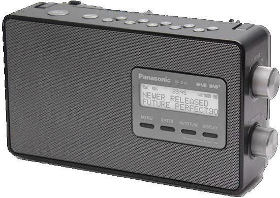 Panasonic RF-D 10 EG-K DAB Radio in Schwarz - Bild 1