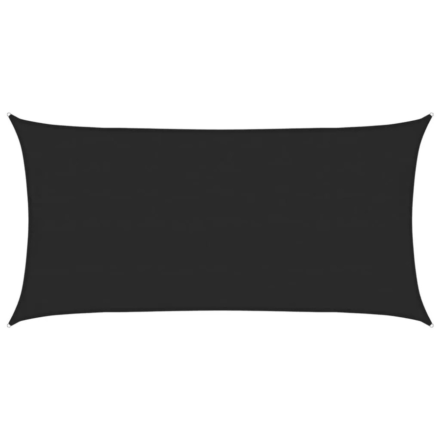 Furnicato Sonnensegel aus HDPE in Schwarz, Rechteckig, B: 700 cm, T: 400 cm - Bild 2