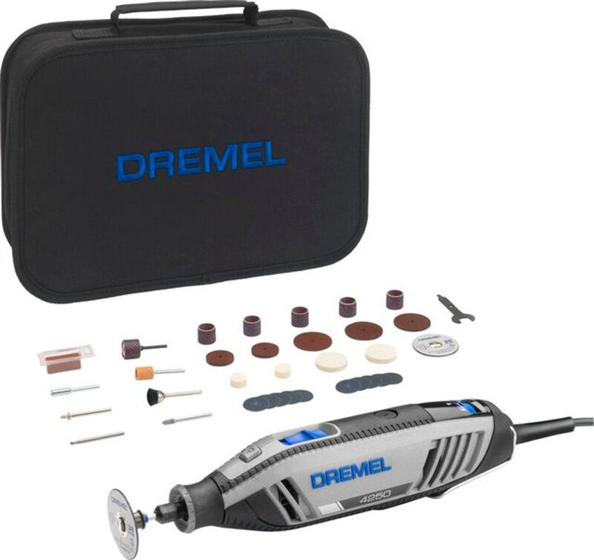 Dremel Multifunktionswerkzeug 4250-35 Rotationswerkzeug mit 35-teiligem Zubehörset in Grau - Bild 2