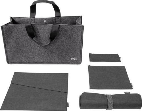 Sigel Notebook Tasche BAB02 Dunkelgrau passend für bis zu 39,6 cm (15,6 Zoll) - Bild 1