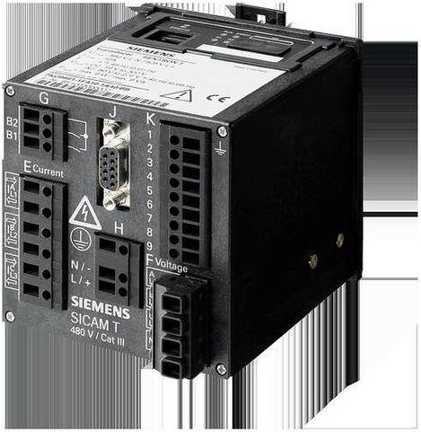 Siemens Digitales Einbaumessgerät in Schwarz 7KG9662-2FA00-2AA0 - Bild 1