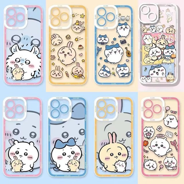 C-Chiikawas transparente TPU-Schutzhülle für Xiaomi Redmi Note 14 13 12 5G Plus 11 Pro 14C 13C 12C 10S 9 4G A2 A1 aus weichem Silikon - Bild 1