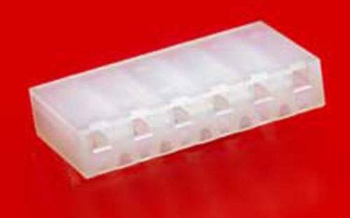 Molex Stiftgehäuse-Kabel mit 4 Polen, Rastermaß 5.08mm, weiß und transparent - Bild 1