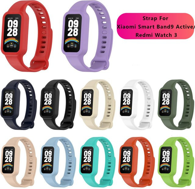 Xiaomi Uhrenarmband Silikon, Bunt, Unisex - Bild 1