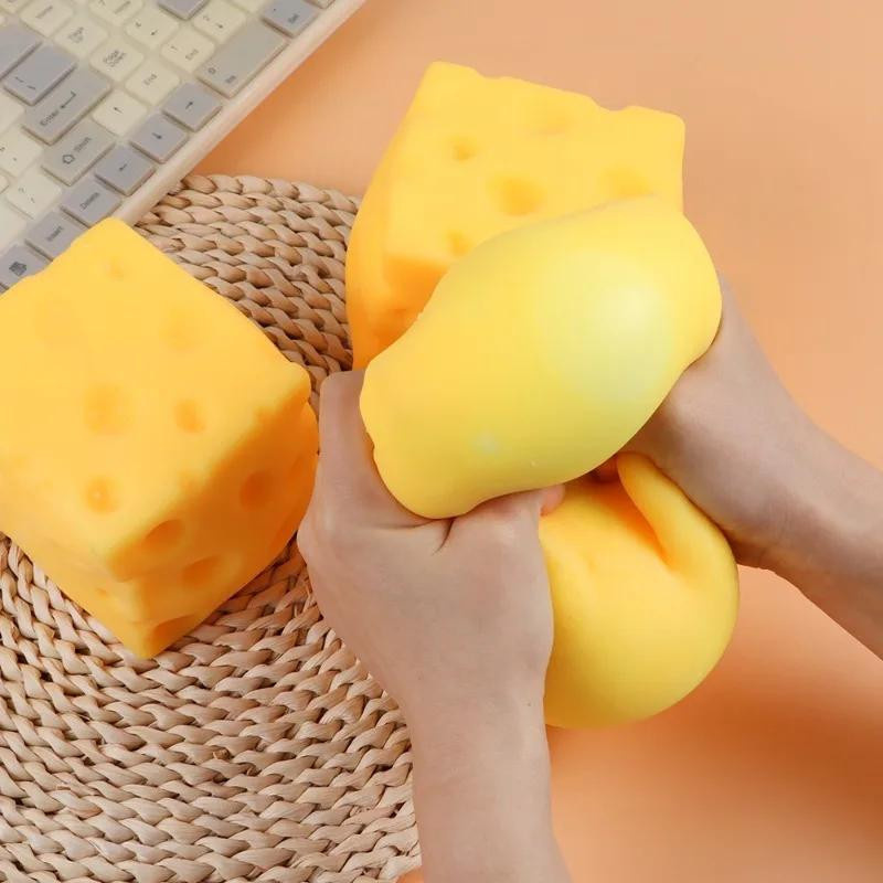 Riesiger Käse Quetschspielzeug, Blindbox, Squishy Fidget Spielzeug - Bild 2