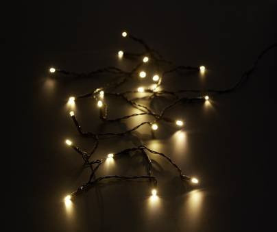 Sygonix SY-4722056 Büschellichterkette für Innen und Außen mit 20 warmweißen LEDs, batteriebetrieben, beleuchtete Länge: 2,3 m - Bild 1