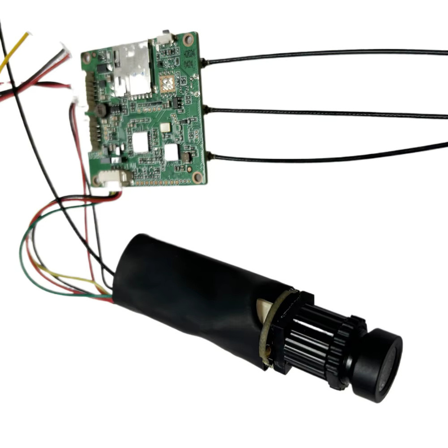 HQCAM 4G LTE IP Überwachungskamera mit Mini-Modul, 1080p Full HD, Schwarz - Bild 2