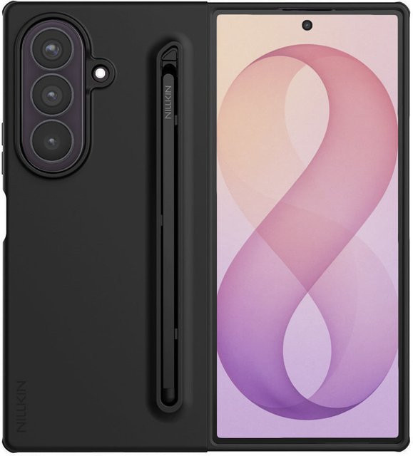 Nillkin Flex Pure Schutzhülle für Samsung Galaxy Z Fold8 Ultra F976 mit S-Pen-Halter, Schwarz - Bild 1