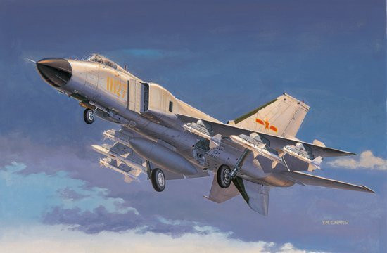 Trumpeter Chinese J-8IIF fighter, 1:48, Grau - Bild 1