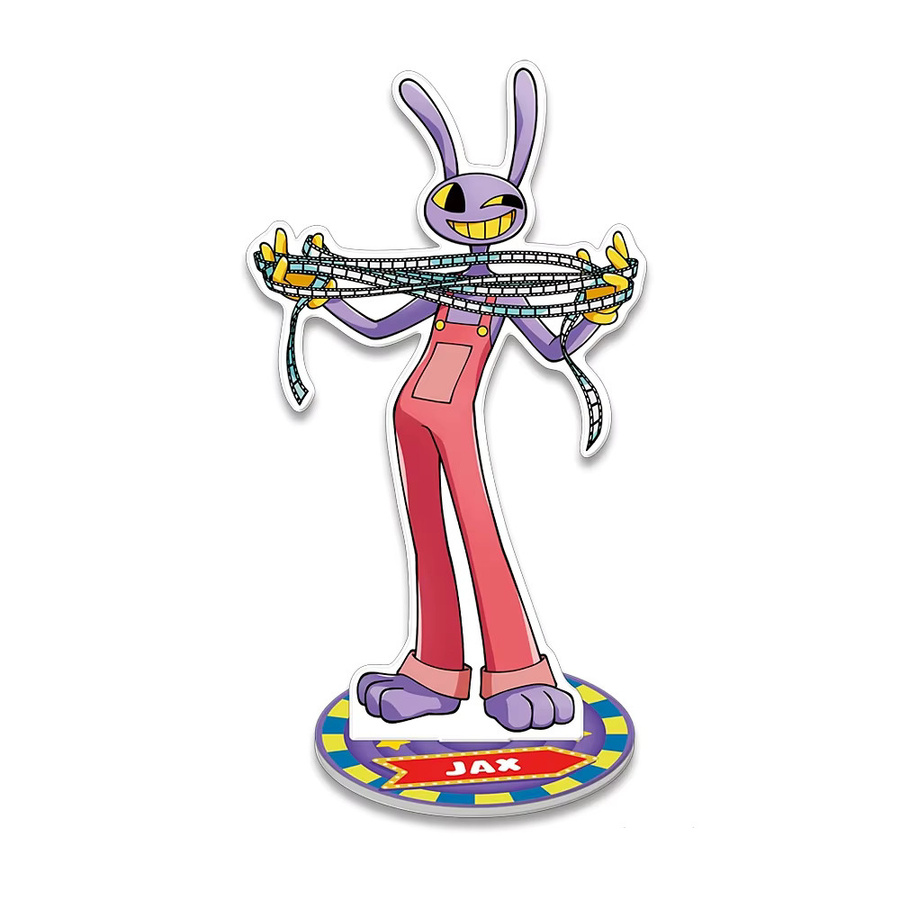 Schlüsselanhänger Cartoon-Zirkus-Themen-Acryl-Ständer-Set, Unisex - Bild 2
