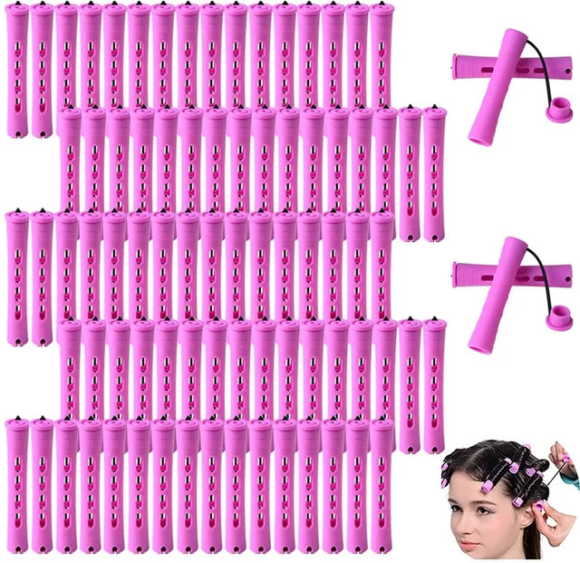 10 Stück Lockenwickler Set, Kalte Welle Haar Curler, Unisex - Bild 1