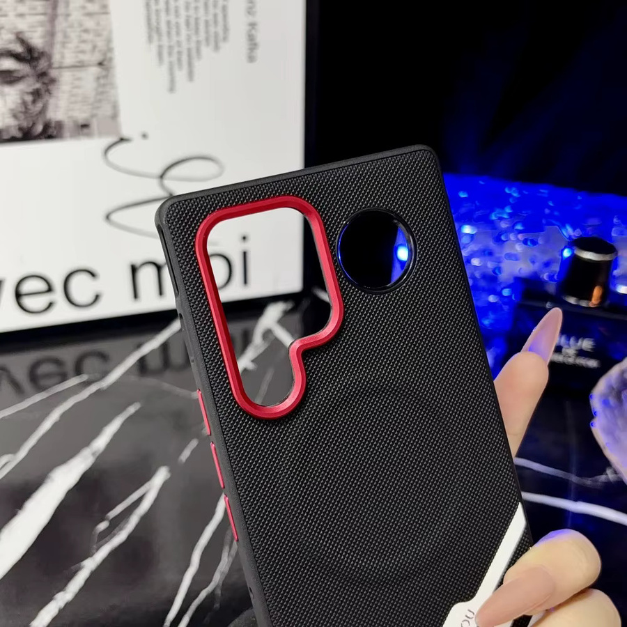 Luxuriöse vegane Lederhülle mit magnetischem MagSafe-Schutz für ZTE Redmagic 11 Air und Redmagic 11 Pro+ in Schwarz - Bild 4