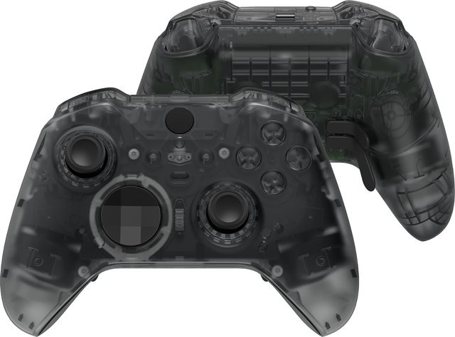 eXtremeRate Ersatzgehäuse Set mit Tasten in Transparent für Xbox Elite Series 2-Core-Controller Modell 1797 - Bild 1