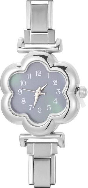 Uhrenarmband Edelstahl, 9 mm, Weiß, Unisex - Bild 1