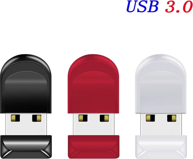 JASTER Super Mini USB 3.0 Flash Drive 64 GB Highspeed Memory Stick in Schwarz, Rot oder Weiß - Bild 1