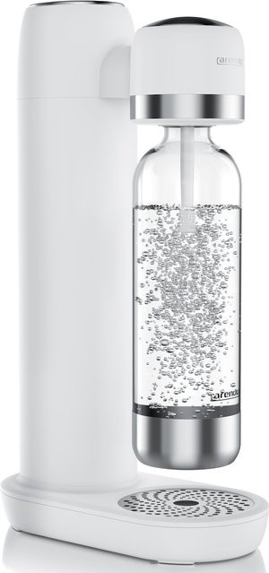Arendo Wassersprudler Soda Maker Set in Weiß mit 1000 ml PET-Flasche, BPA-frei und fein dosierbar - Bild 1