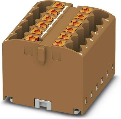 Phoenix Contact Verteilerblock 3273296 Zugfeder Braun 8 Stück - Bild 1