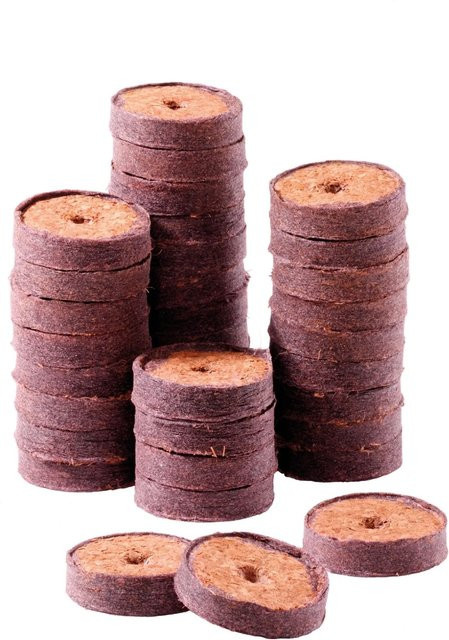 Romberg Kokos Quelltabletten für Gewächshaus und Anzuchtschalen, 20 Stück - Bild 1