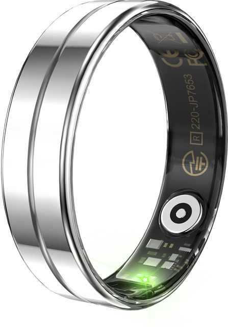 Smartring SR11 von felixx in Silber mit Herzfrequenzmessung und Schlaf-Tracking, Größe 9 (Durchmesser: 59,5 mm) - Bild 1